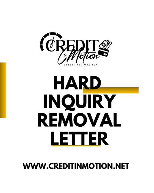 INQUIRY REMOVAL LETTER