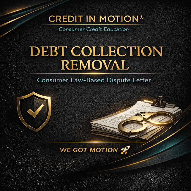 DEBT COLLECTION REMOVAL LETTER