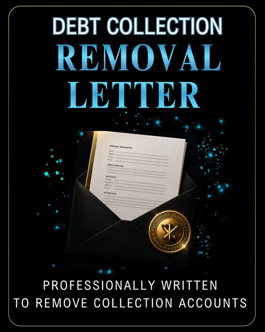 DEBT COLLECTION REMOVAL LETTER